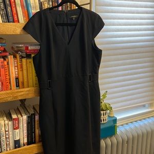 Tahari size 12 navy blue work dress